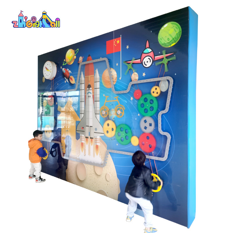 Educational Wall Mounted Interactive Wall Games Interactive Wall Play Systems for Kids Club and Early Learning Center