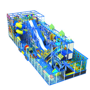 154SQM High Quality Kids Commercial Indoor Playground Equipment With Ocean Theme For Children