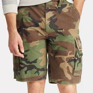 Wholesale New Fashion Camouflage Boys Shorts Summer Cargo Pants 100% Cotton Camo Mens Shorts