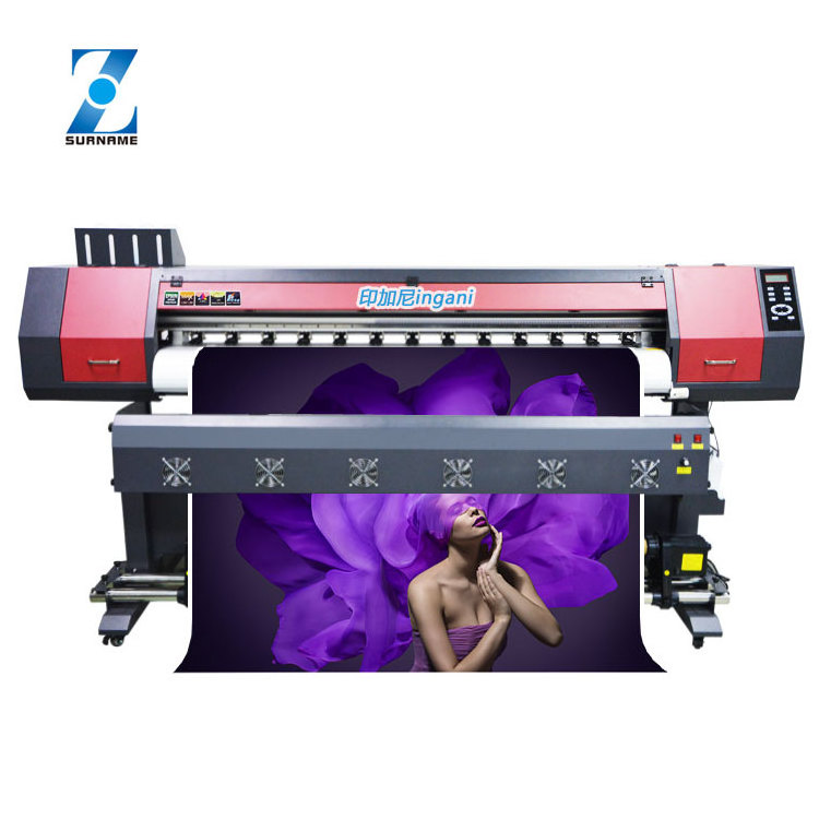 manufacturer supplier 1.6m 1.8m 3.2m china large format  Poster Canvas Vinyl Wrap eco solvent printer with XP600 Dx5 Plotter