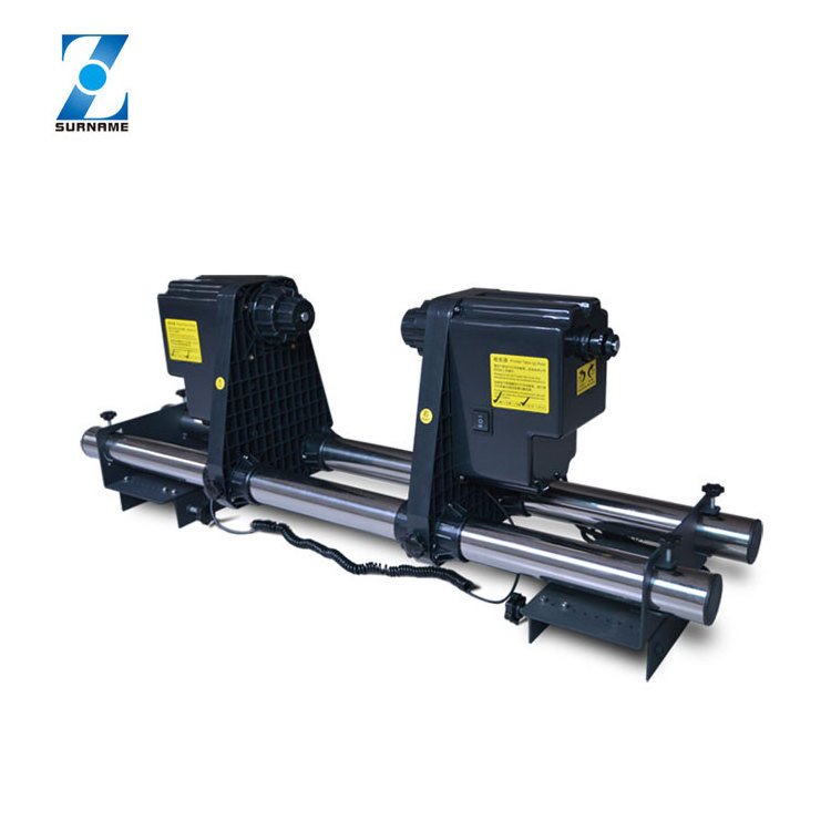 Large format printer take up reel paper collect take up system for eco solvent printer