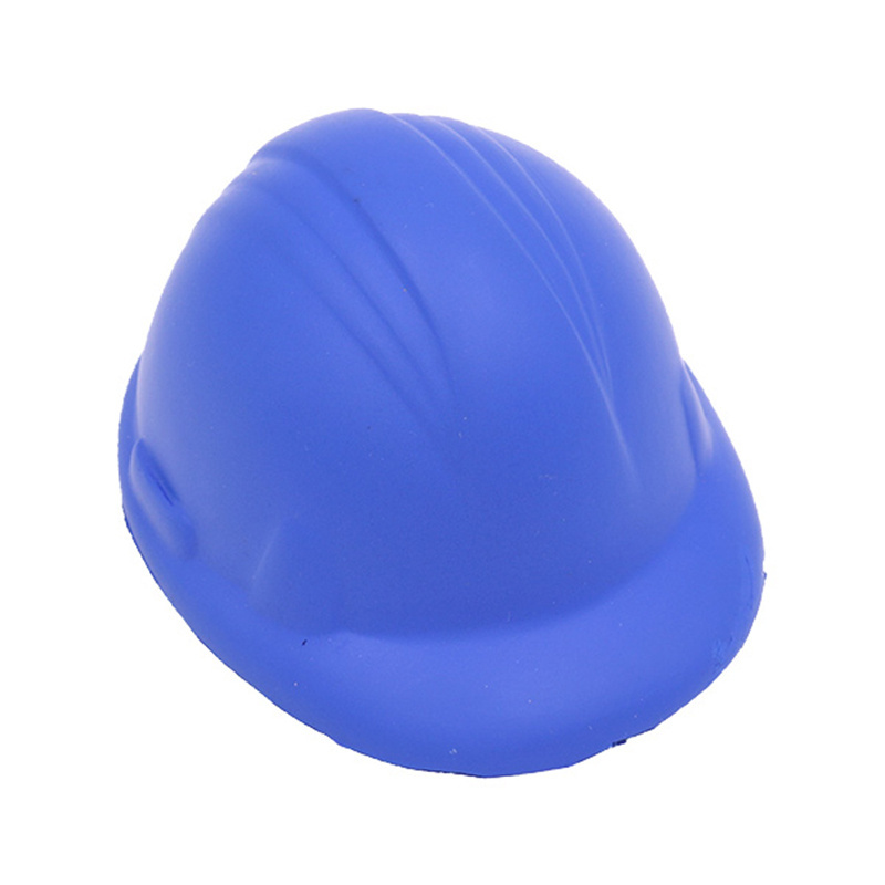 Promotional Funny Hand Toys Custom Shape Helmet Pu Foam Anti Stress Ball