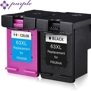 63XL ink cartridge Premium Remanufactured Color Inkjet Ink Cartridge for deskjet 2130 1112 2132 Printer etc 63 63XL