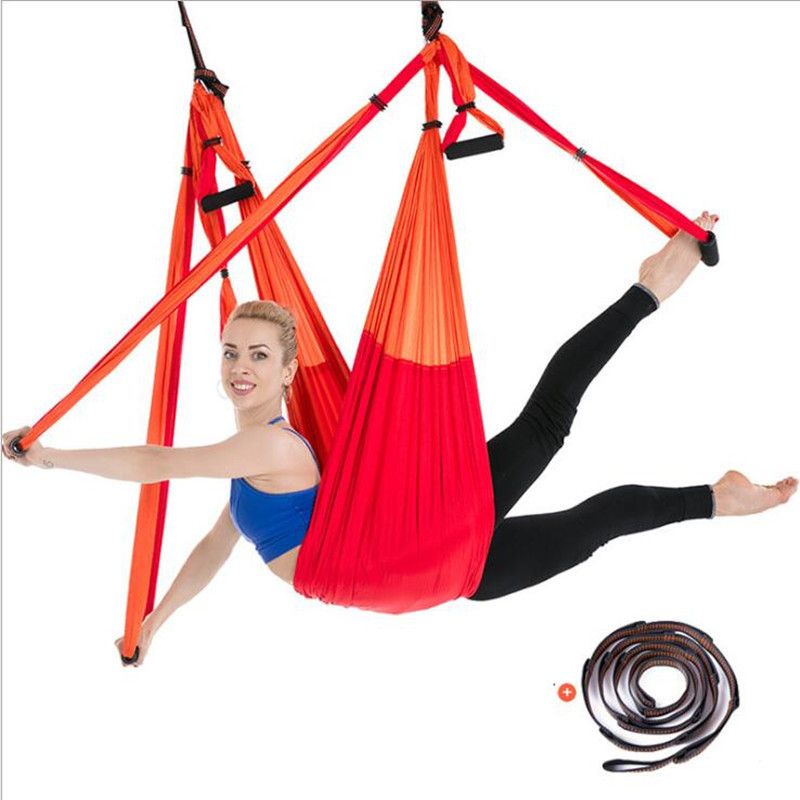 Anti Gravity Gradient Flying Yoga Bed Low Stretch Aerial Yoga Hammock Swing