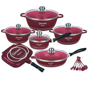 13Pcs Non Stick Cookware Set Cookware Sets 12 Pcs Enamel Pot Set Cookware