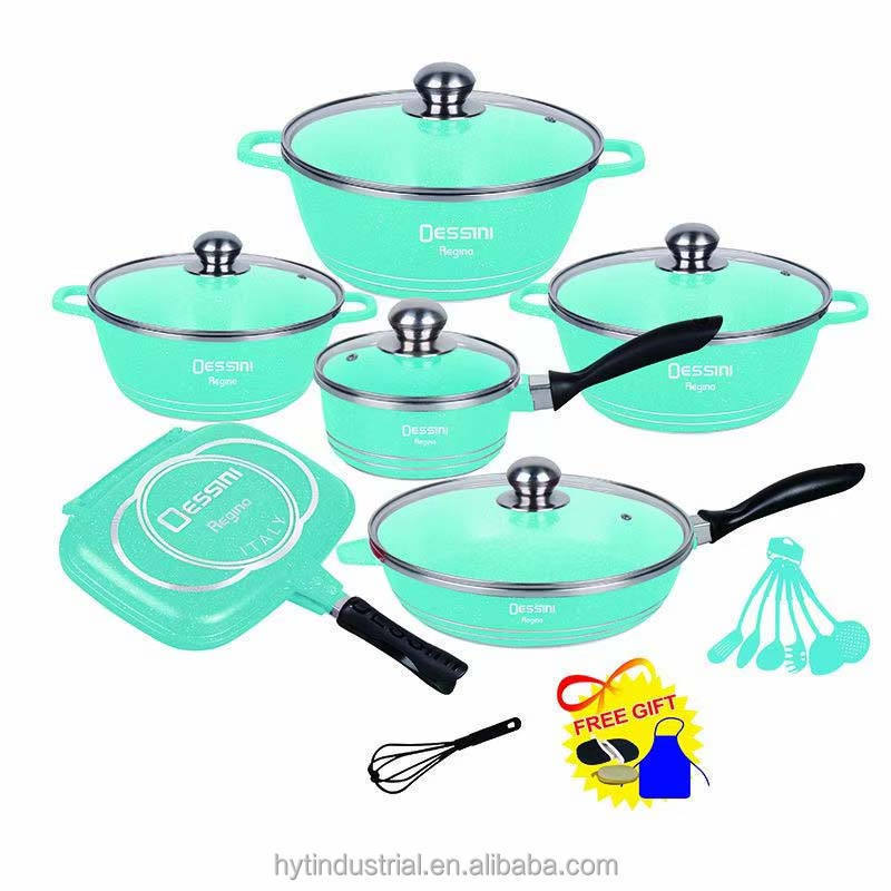 13Pcs Non Stick Cookware Set Cookware Sets 12 Pcs Enamel Pot Set Cookware