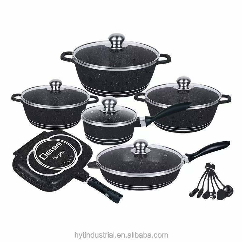 13Pcs Non Stick Cookware Set Cookware Sets 12 Pcs Enamel Pot Set Cookware