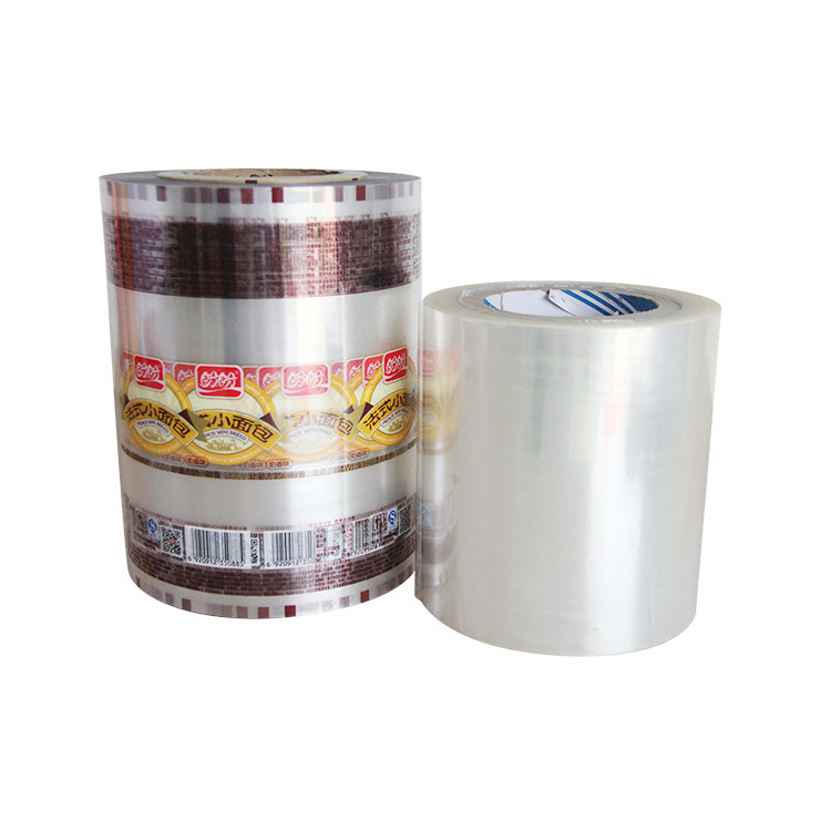 35mm OPP BOPP PE PET For Spice Coffee Bottles Packaging Thermal Transparent Roll Lamination Packing Flexible Film Food Bag