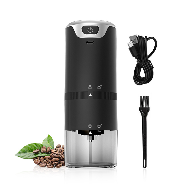 Factory price portable mini automatic charging coffee bean grinder with handmade small electric coffee grinder