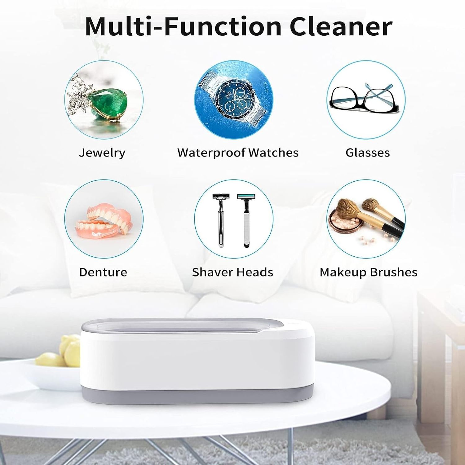 Solution Brush Toothbrush Make Digital Device Denture Household Other Glasses Tools 45khz Machine make Up Brush Cleaner Machine