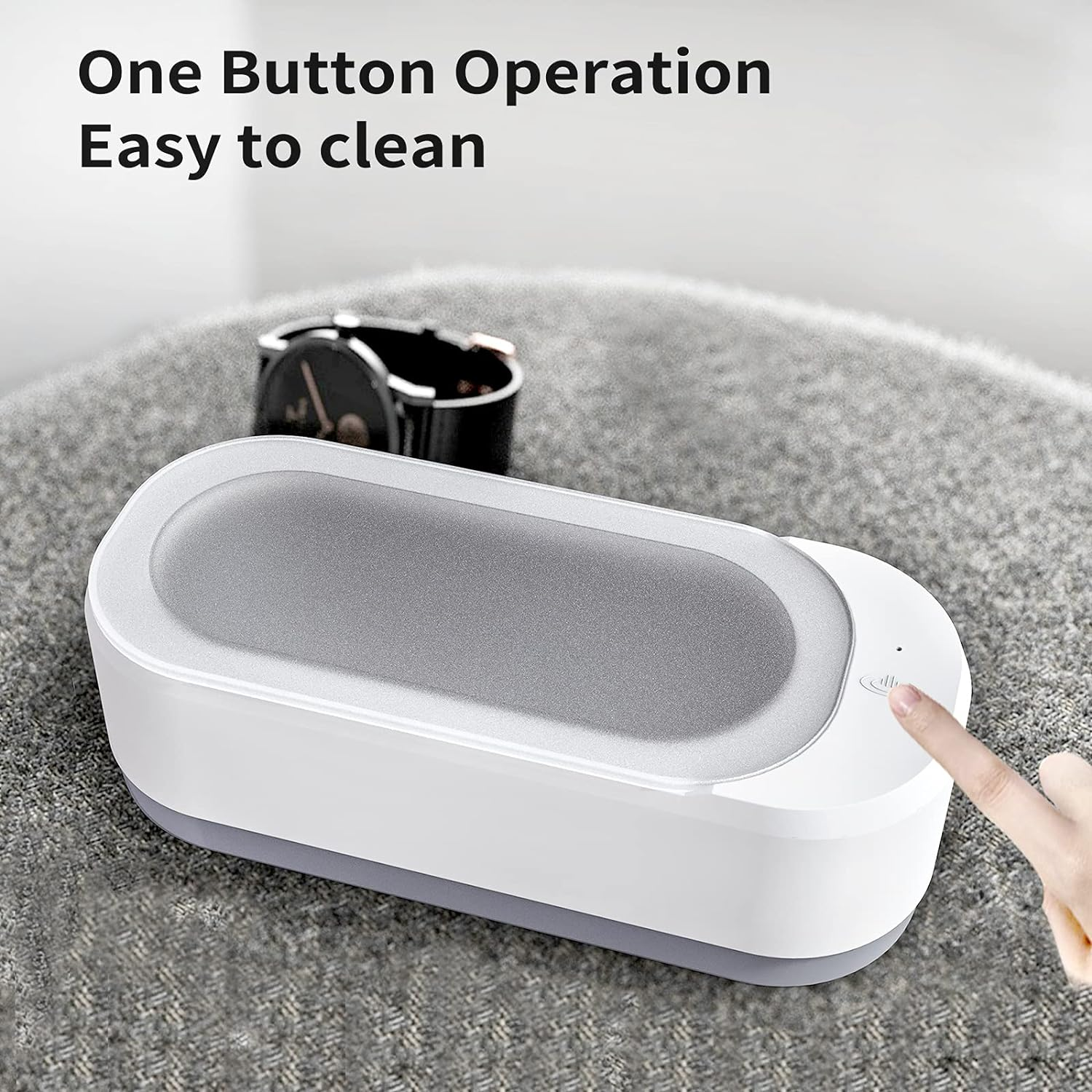 2024 New Ultrasonic jewelry cleaner 350ml 15w 46khz Portable Jewelry Glasses Ultrasonic Cleaner Jewellery Washing Machine