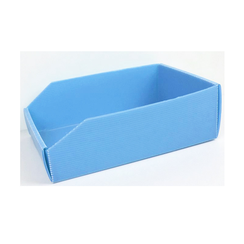 Warehouse Coroplast Plastic Tool Hardware Storage Box Stackable Picking Shelf Storage Case Part Bin