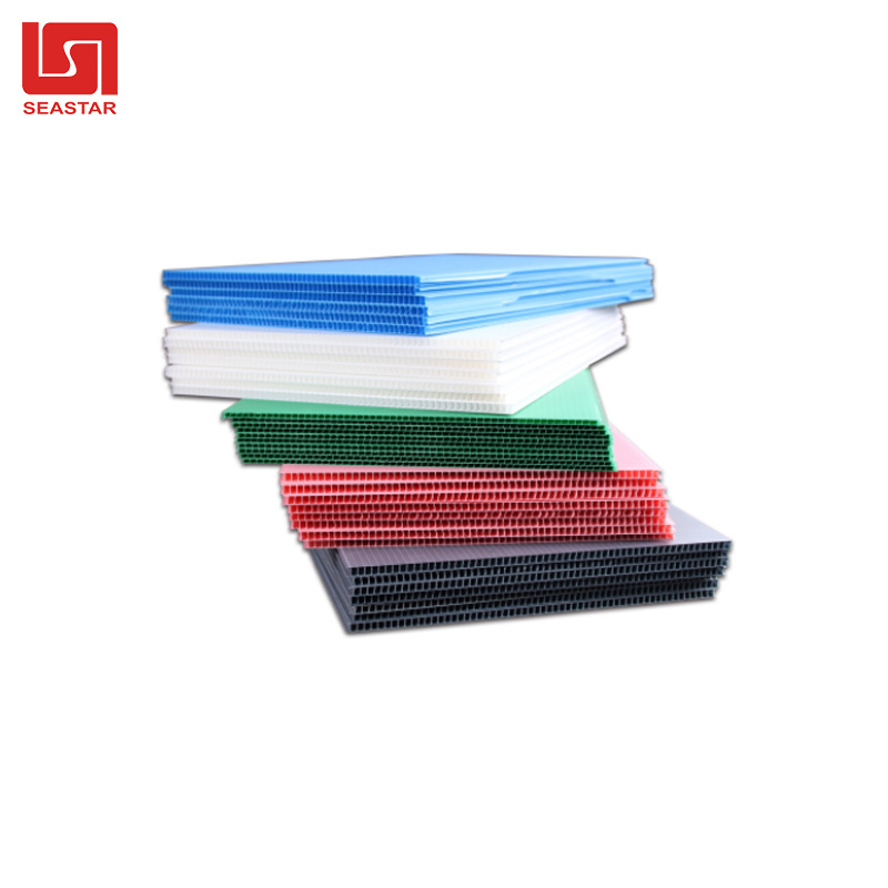 Polypropylene folding plastic sheets / PP hollow board / PP sheet for printing