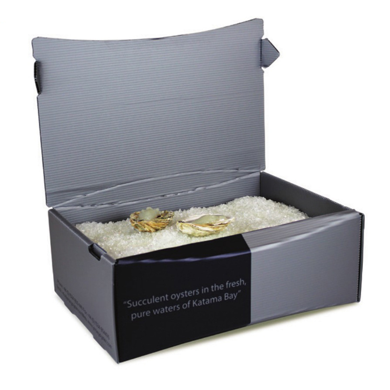 Plastic Correx Clam Packaging And Box Packaging Shipping Boxes For Seafood