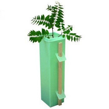 Weather Proof PP Hollow Tree protection Cover Trunk Bark Wrapped Tube Adjustable Seedling Protective PP Corrugated Sheet