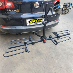 OEM manufacturer 90lbs platform style car suv sedan rack 2 dirt bike hitch mounted bicycle carrier