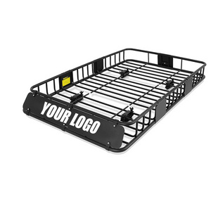 39" x 64" inch 150lb Car Top Cargo Luggage Camping Gear Holder Carrier Basket for SUV and Pick Up Truck