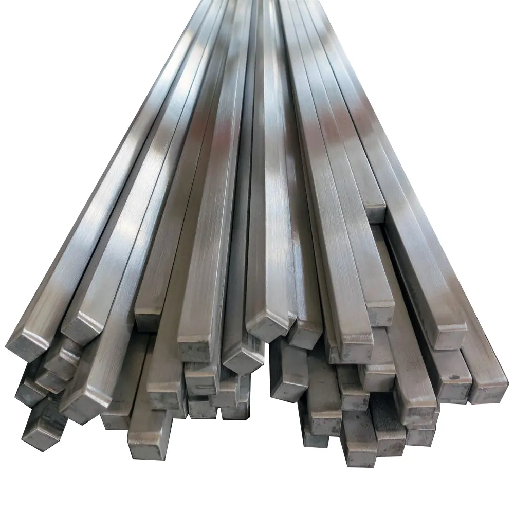 Zongheng Rectangular Ss Rod Sus304 Sus310S Sus316 904L 316L 304 Stainless Steel Square Bar