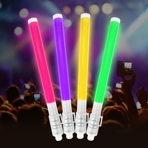 Custom Assorted Color Led Glow Stick Flashlights Bright Reusable Mini Glowstick Led Light Stick