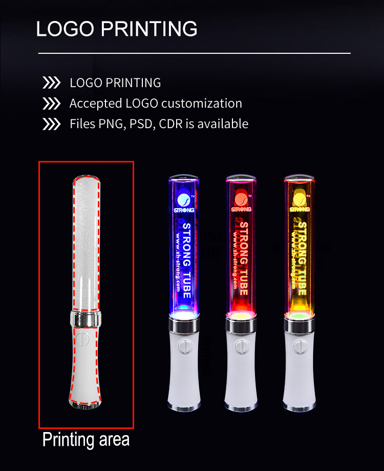 Japan Best Selling 13 Colors Concert Lightstick Multicolor LED Glow Light Sticks for Party, Raves, Birthday Gifts, Child Toys