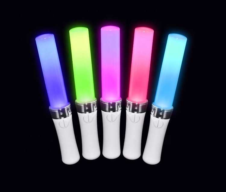 Light Up Multi Color Led Foam Stick Wands Rave Cheer Batons Rechargeable lamp tube