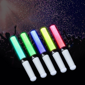 Light Up Multi Color Led Foam Stick Wands Rave Cheer Batons Rechargeable lamp tube