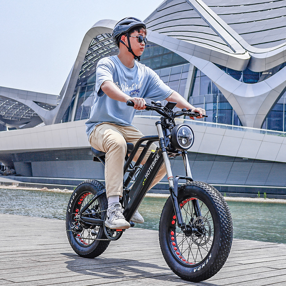 750w electric fatbike 20inch fat tire beach cruise 1000w ebike 36V 48V 250W 350W 500W electric mountain bike