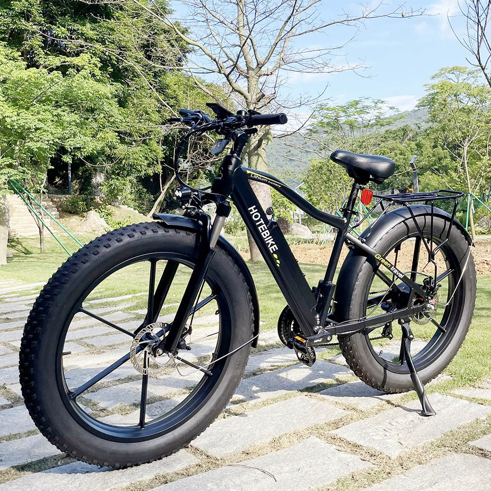 HOTEBIKE 26*4.0  500W 750W 1000W 2000W big power Fat tire electric Mountain Ebike/Snow bike/electric bicycle with CE