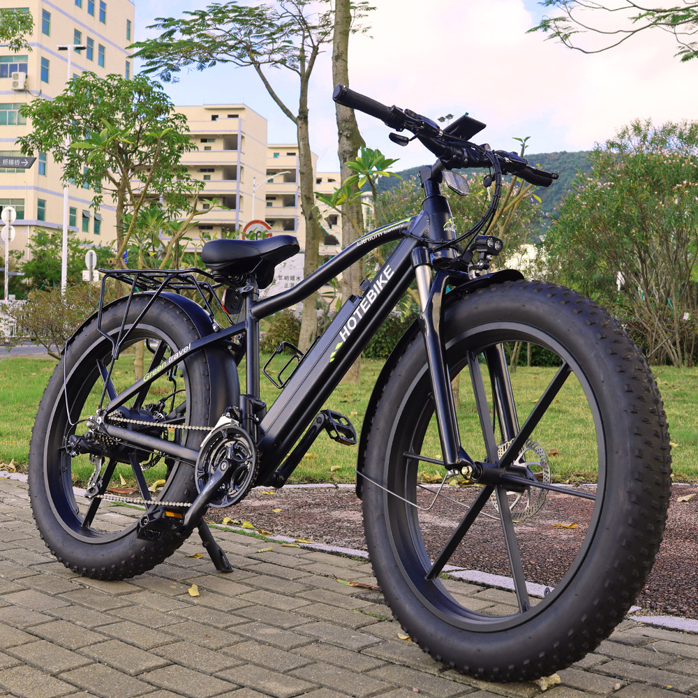 HOTEBIKE 26*4.0  500W 750W 1000W 2000W big power Fat tire electric Mountain Ebike/Snow bike/electric bicycle with CE