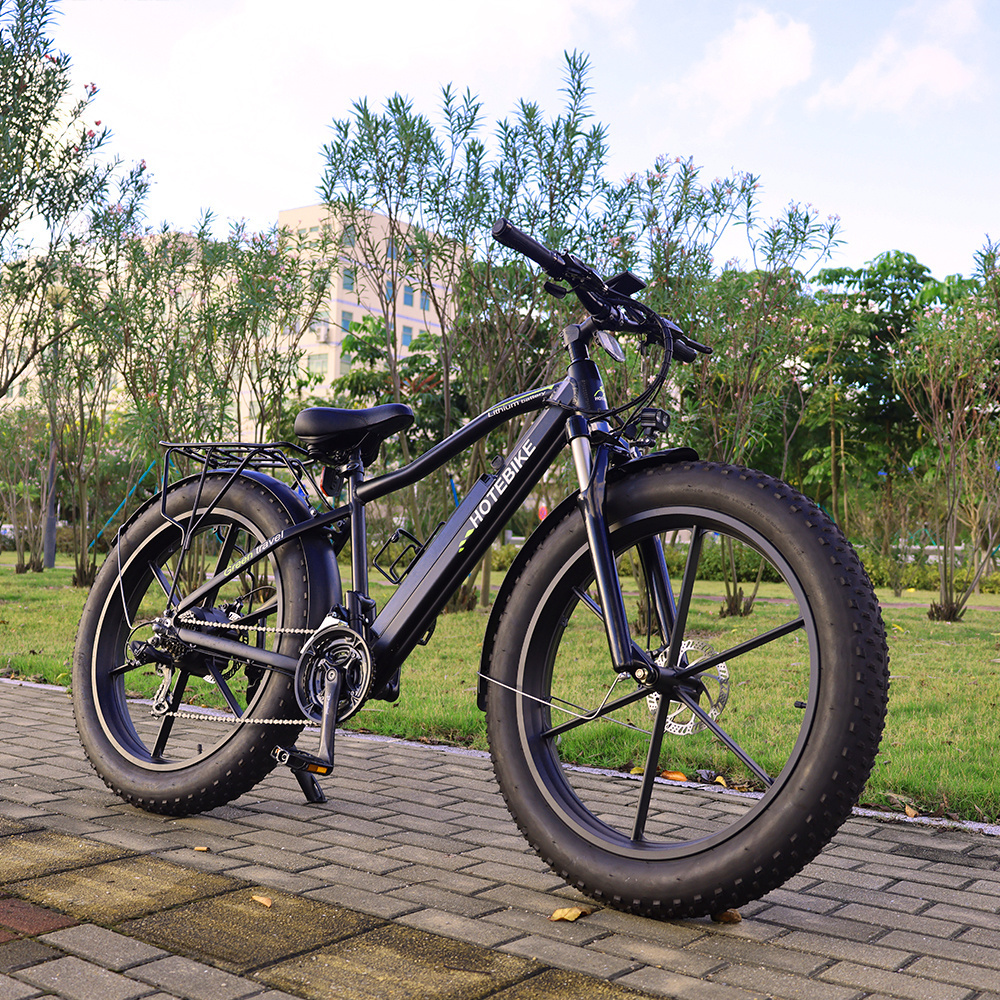 HOTEBIKE 26*4.0  500W 750W 1000W 2000W big power Fat tire electric Mountain Ebike/Snow bike/electric bicycle with CE