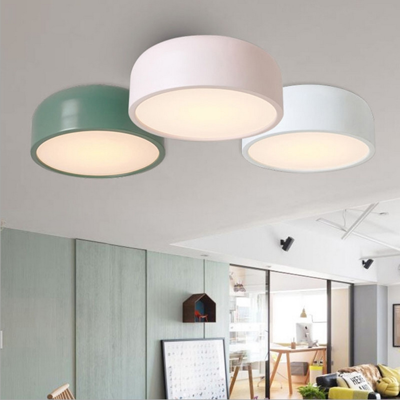 Office home led e27 round modern suspended ceiling lightings fixture