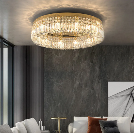 Ceiling Light Fixtures for Living Room Pendant Lamp Design Modern Crystal Chandelier Decorations for Home