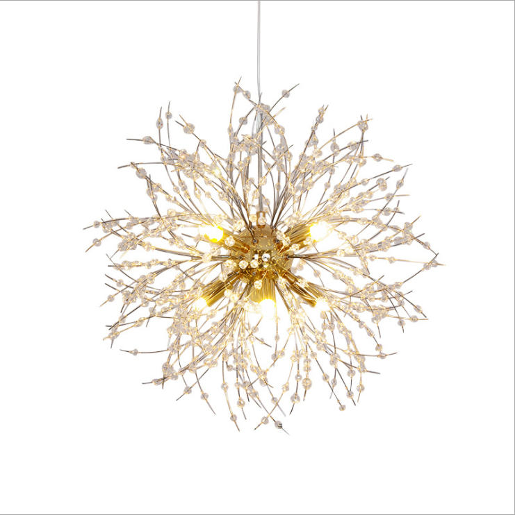 Crystal Chandelier Lighting Living Room Villa Crystal Decorative Chandelier Crystal Chandelier Pendant Light for Dining Table