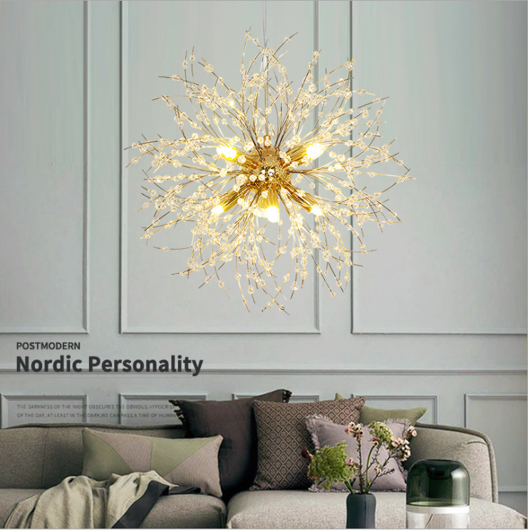 Crystal Chandelier Lighting Living Room Villa Crystal Decorative Chandelier Crystal Chandelier Pendant Light for Dining Table