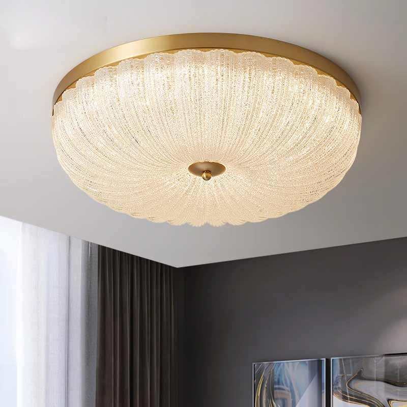 LED Crystal Ceiling Lamp Room Round Ceiling Lamp Crystal Ceiling Lights for Hallway Home Lighting for Bedroom