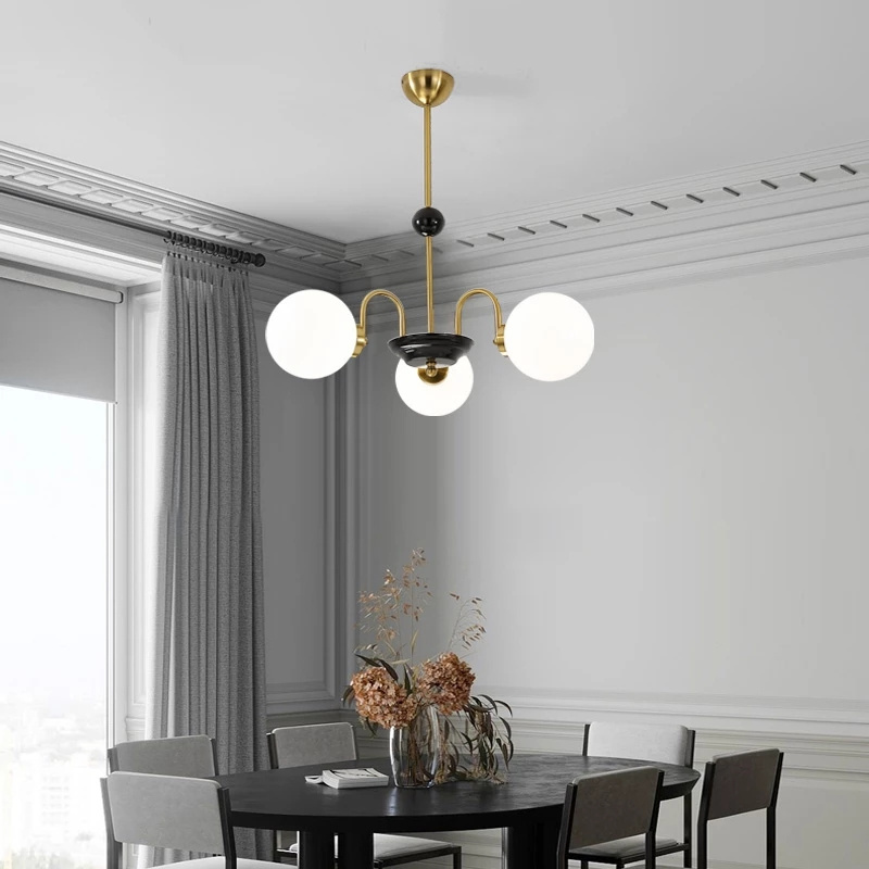 Modern Living Room Chandelier Lighting Nordic Glass BaLL Light Fixture Gold/Chrome Chandelier Lamp Luster Luminaire Lampara