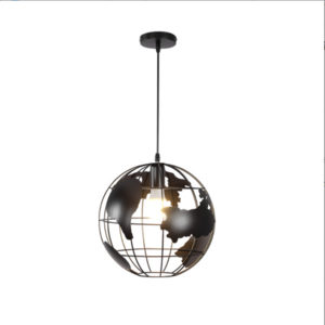 black wrought iron globe modern dining living room lighting chandelier