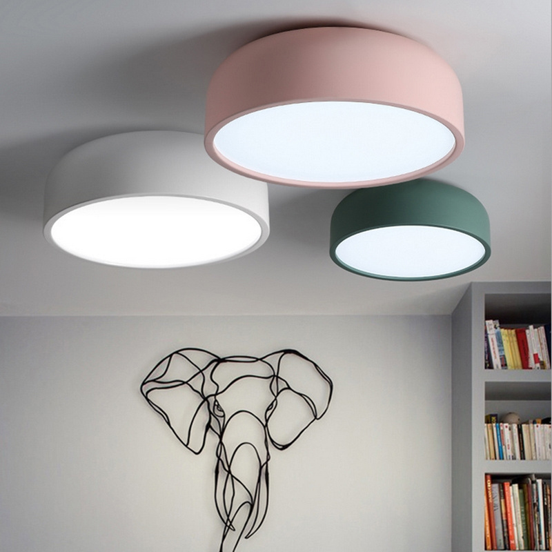 Office home led e27 round modern suspended ceiling lightings fixture