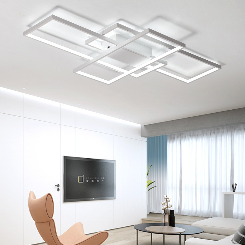 Modern Ceiling Lights Indoor Acrylic LED Square Ceiling Light Fixture Decoration Chandelier Modern for Living Room