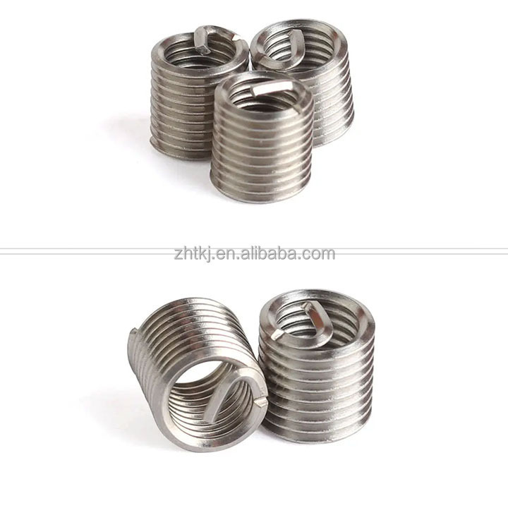 Threaded Inserts M3 M4 M5 M6 M8 M10 M12 Stainless Steel Self Tapping Wire Thread Repair Insert Screw