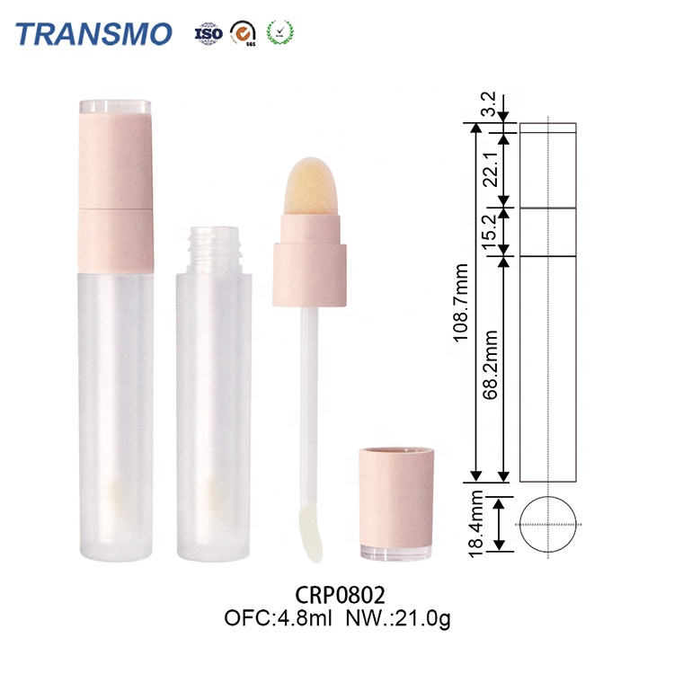 Eco friendly liquid lipstick case custom empty lip gloss tube concealer tubes 4.8ml lip gloss containers with boxes