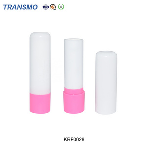 Biodegradable lip balm packaging customize skinny lip balm twist up tubes pink deodorant stick lip balm container