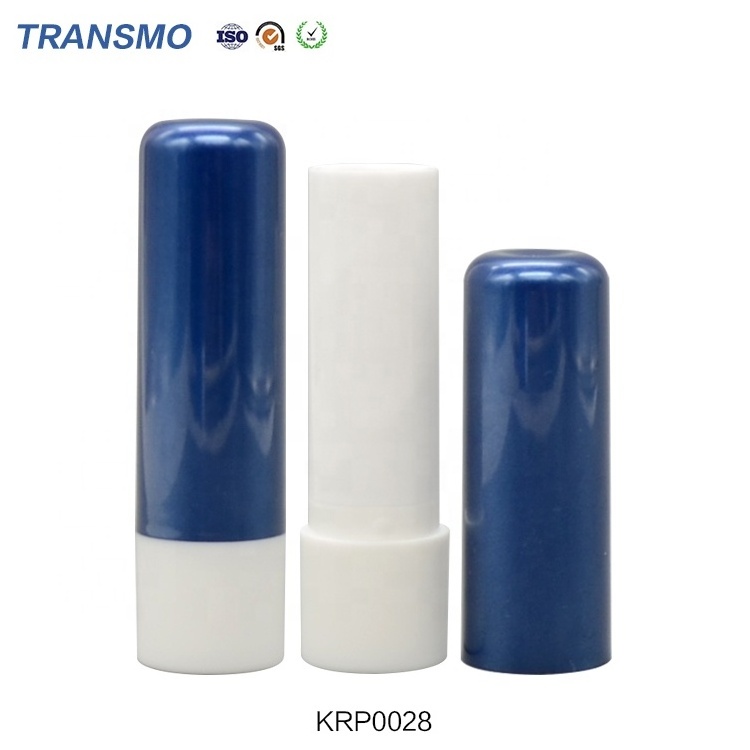 Biodegradable lip balm packaging customize skinny lip balm twist up tubes pink deodorant stick lip balm container