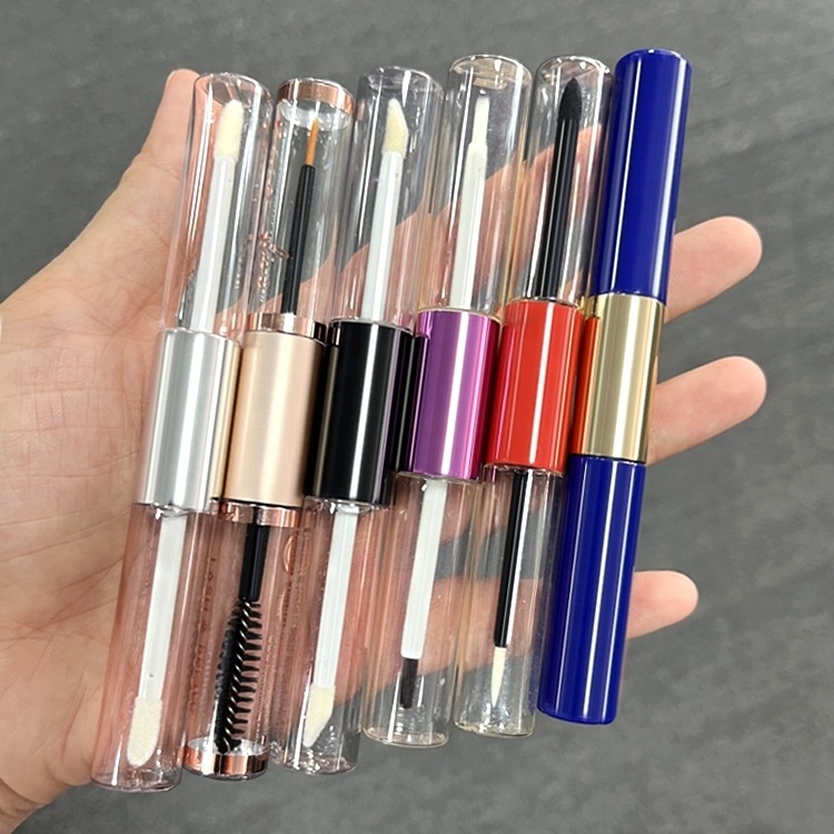 Wholesale Empty Mascara Tube Container 4.5ml Double Ended Mascara Tube Custom Plastic Empty Eyeliner Mascara Bottle