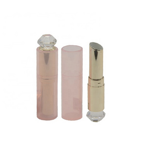 Customize lip balm lipstick containers glitter lipstick case diamond decorated eco friendly lipstick tube