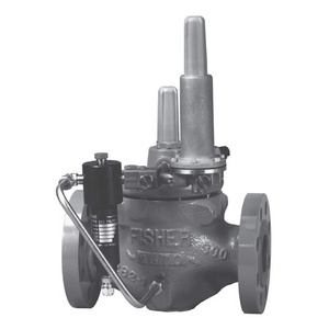 FISHER EZR Pilot-Operated Pressure Reducing Regulator Provides Overpressure or Under PressureProtection Pressure Reducing Valves