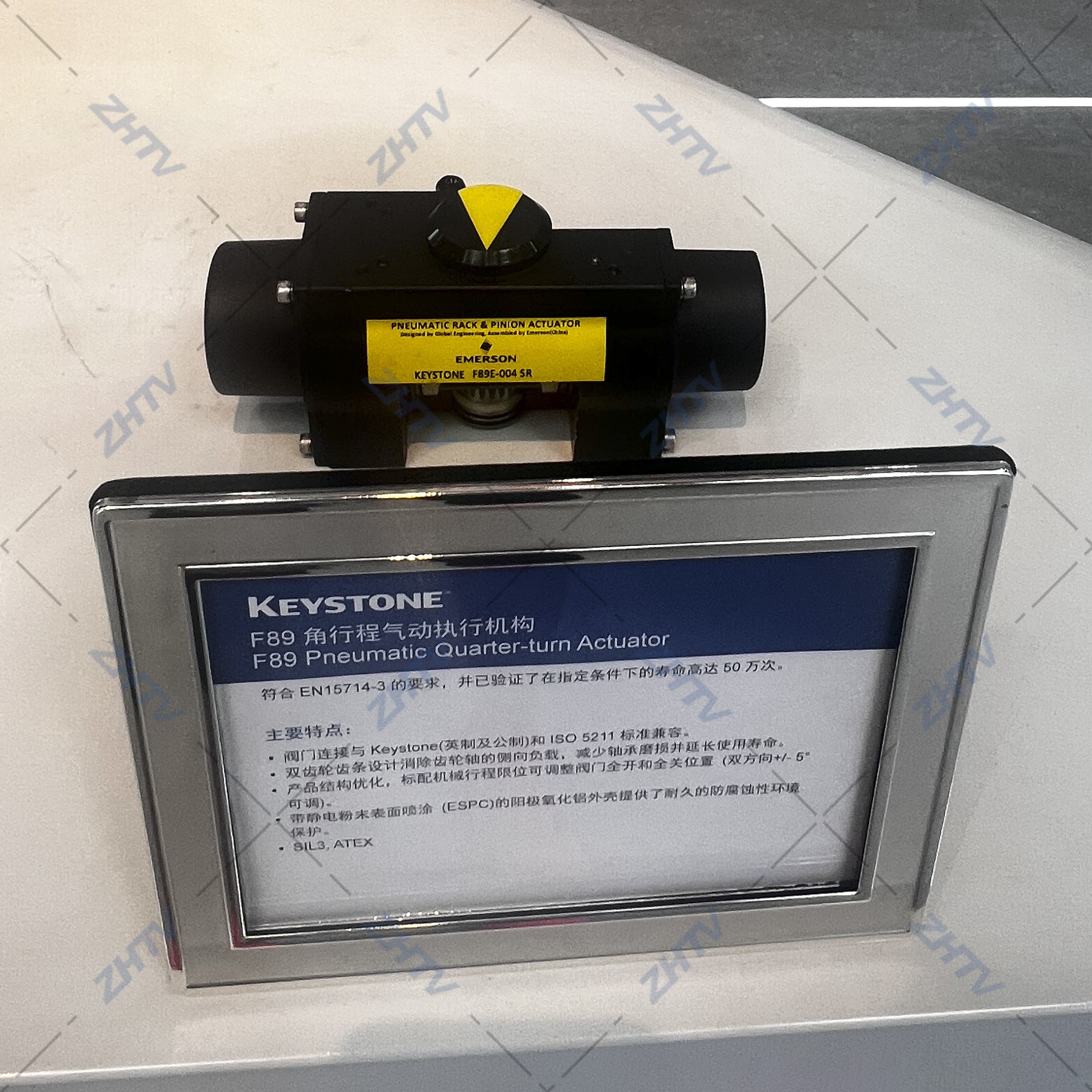 KEYSTONE F89 Pneumatic Actuator Quarter-Turn 1/4