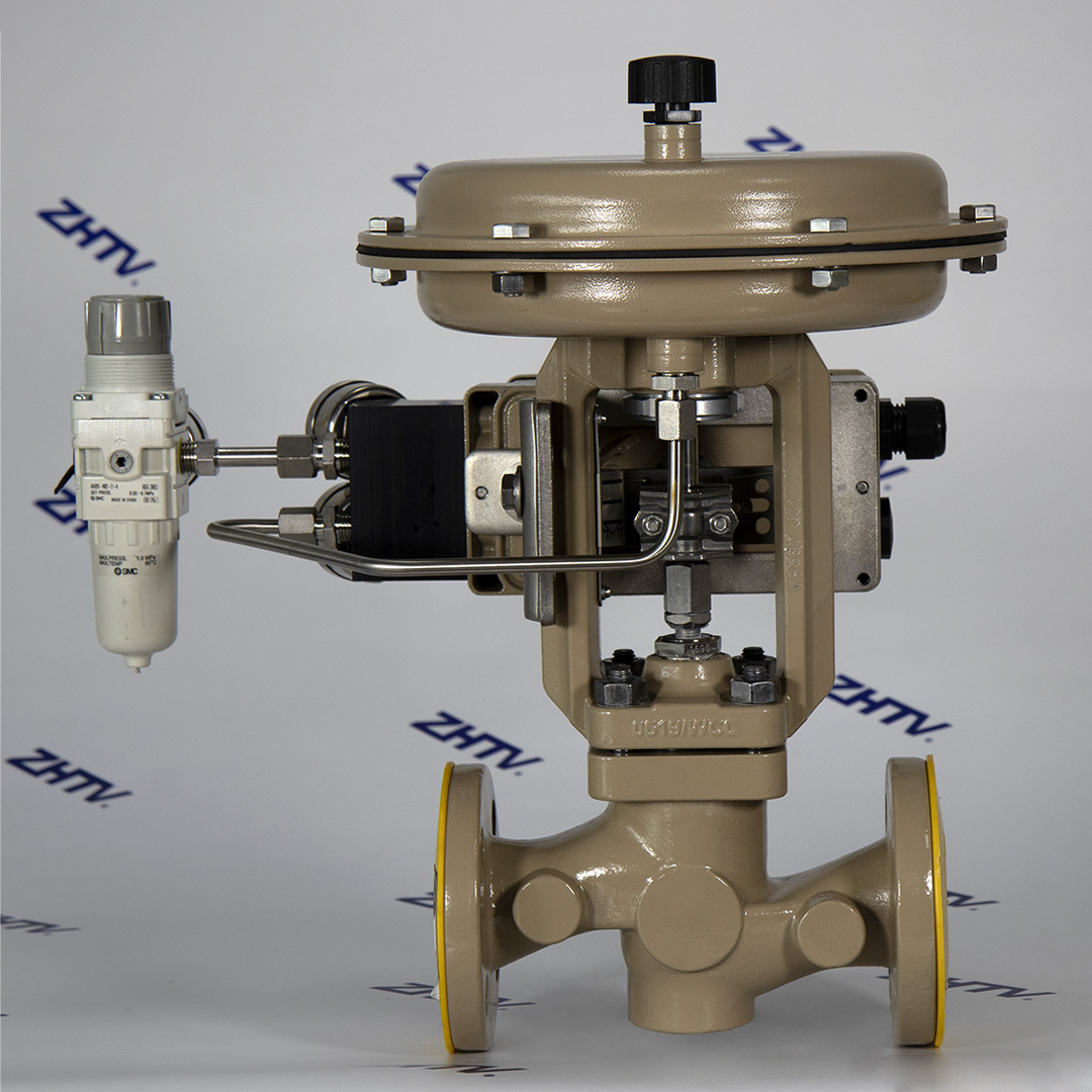 SAMSON 3241 Globe Valves and 3271 Pneumatic Actuators 3730-3 Positioner Low-Pressure Throttling Cryogenic Service Control Valves