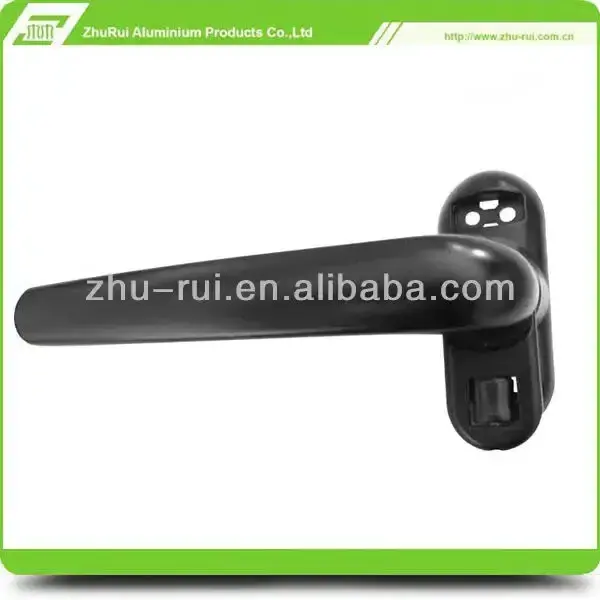 Customized Casement Window Lock Handle Door & Window Handles for Aluminum Modern Painting Apartment White or Black ZR-2007