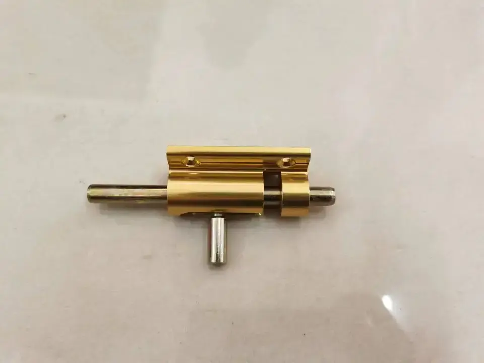 High Quality Security Anti-Theft Sliding Flush Brass Barrel Tower Door Bolt